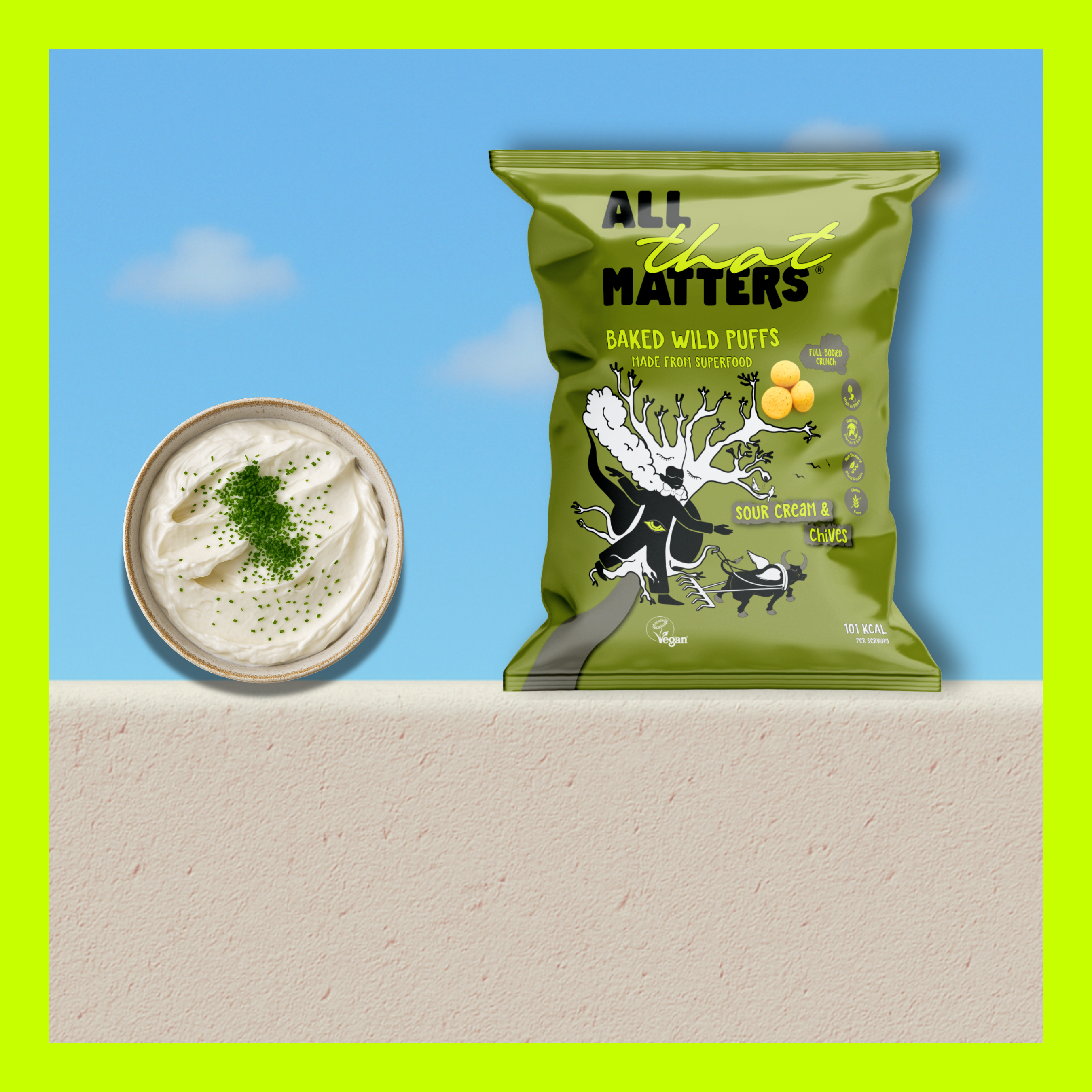 Baked Wild Puffs – Sour Cream & Chives
