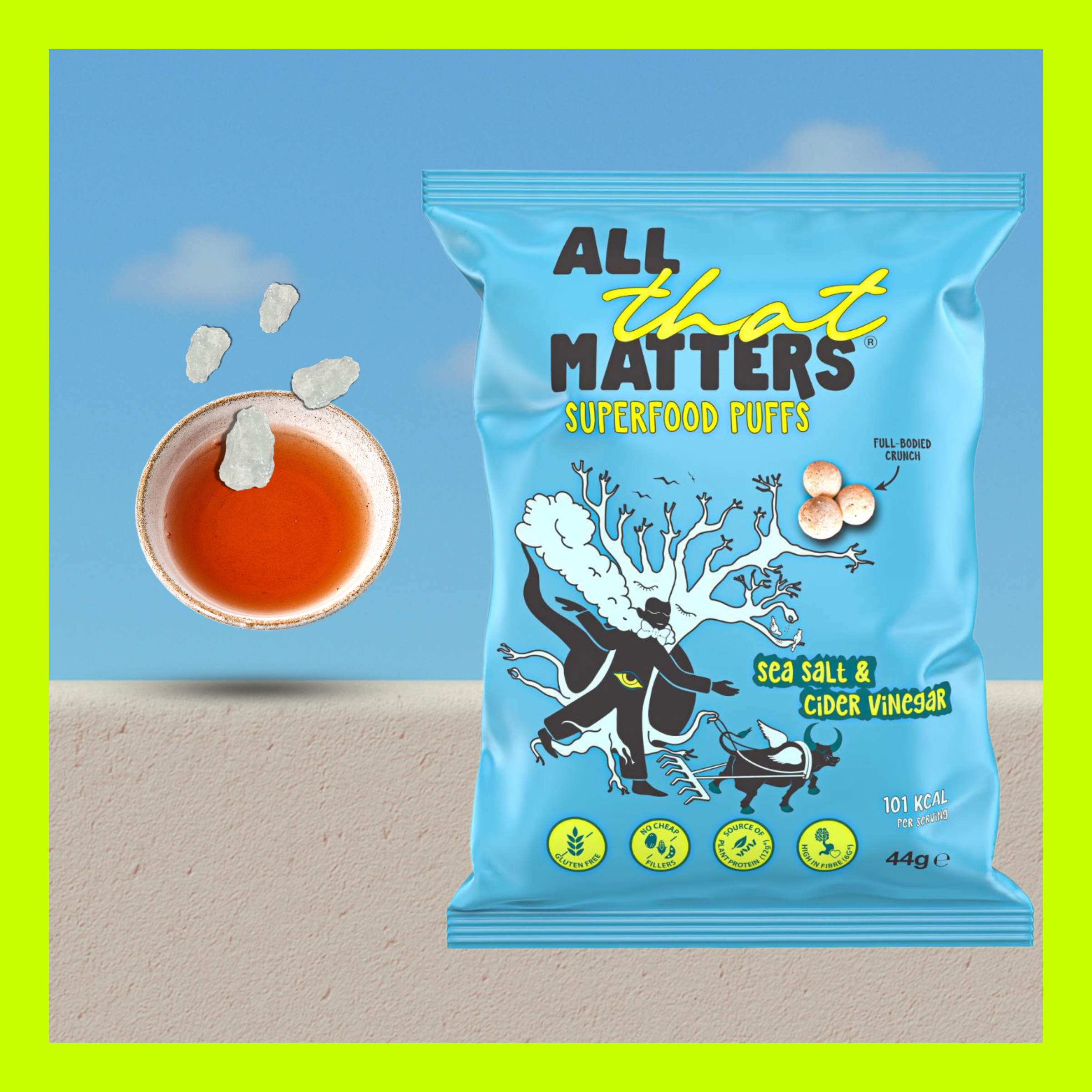 Superfood Puffs – Sea Salt & Cider Vinegar