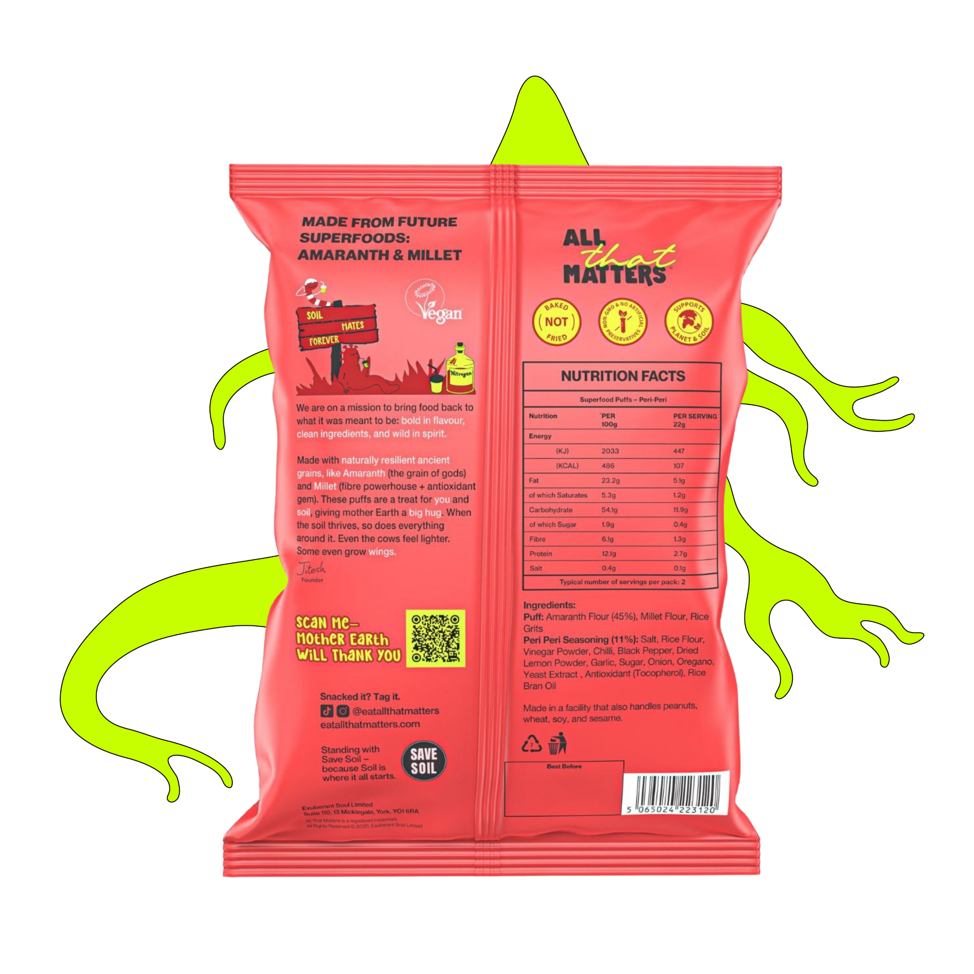Superfood Puffs – Peri Peri