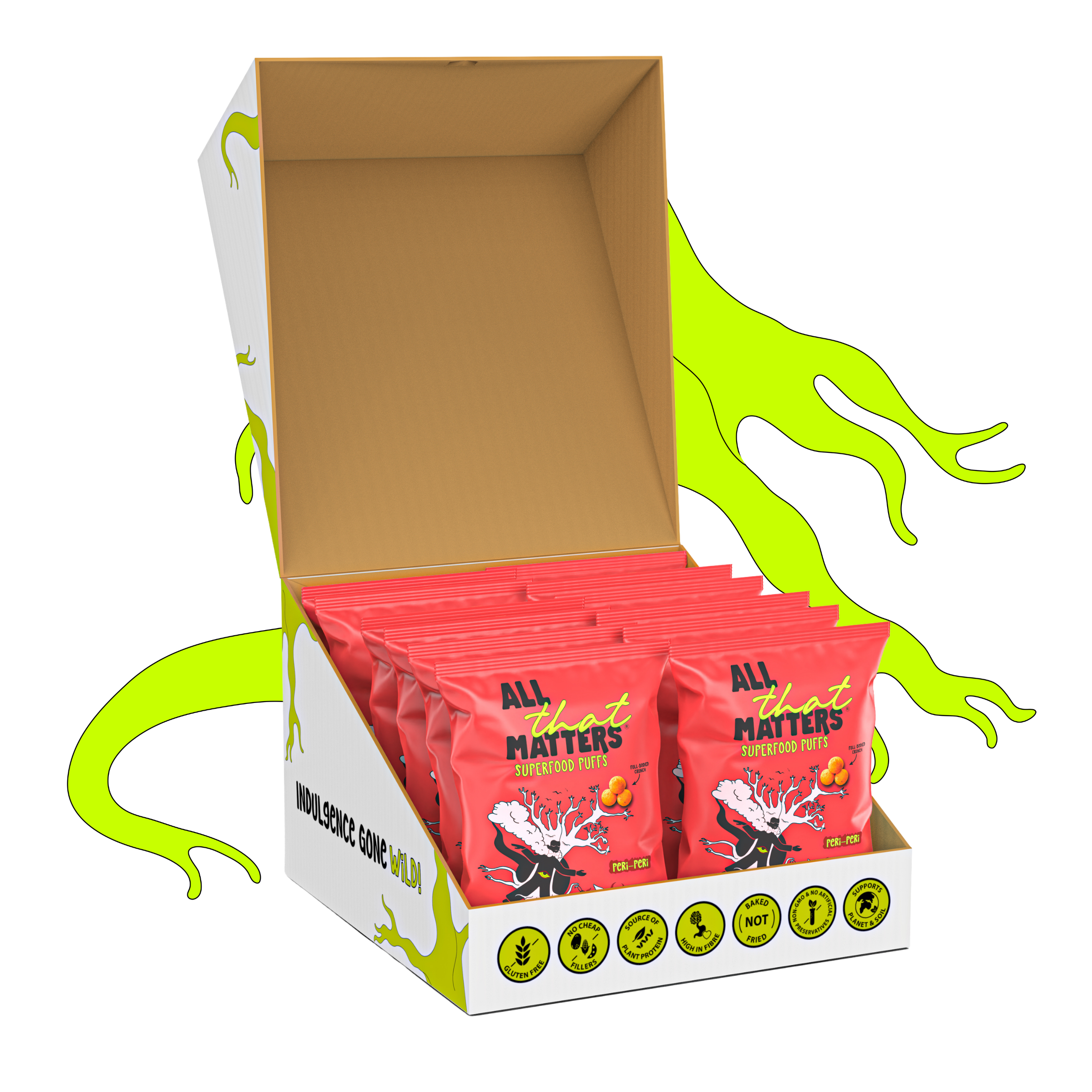 Superfood Puffs – Peri Peri